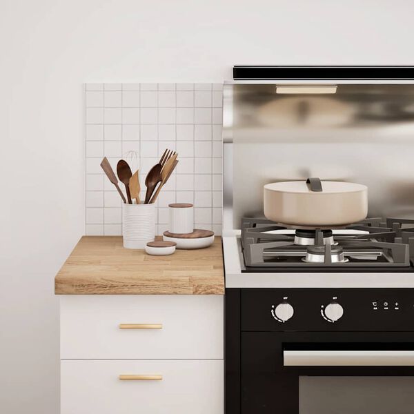 vidaXL køkkenbordplade 40x63,5x4 cm massivt egetræ rektangulær