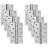 vidaXL H&aelig;ngsel 8 stk. 130 x 75 x 13 mm S&oslash;lv St&aring;l