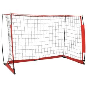 vidaXL fodboldm&aring;l 184x91x124,5 cm st&aring;l