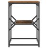 vidaXL Sidebord Gammelt træ 41 x 40 x 60 cm Ingeniørtræ og stål