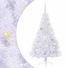vidaXL Kunstigt juletr&aelig; med 150 LED'er Hvid 150 cm PVC og St&aring;l