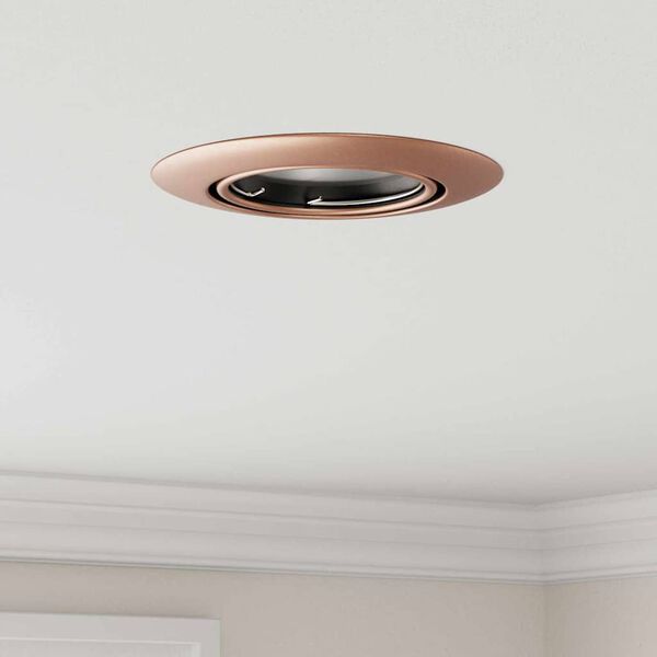 vidaXL Spotlight 6 pcs Kobber 9 x 9 x 2.5 cm Metal