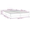 vidaXL Boxspring sengeramme 140x200 cm stof gr&aring;brun
