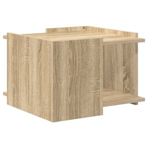 vidaXL Sofabord Sonoma-eg 50,5 x 50 x 33 cm Konstrueret tr&aelig;