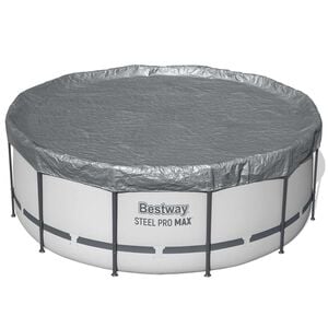 Bestway Poold&aelig;kning &Oslash;3,66 m Rund Polyester Gr&aring;