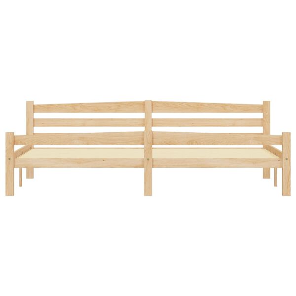 vidaXL sengestel med 4 skuffer 200x200 cm massivt fyrretr&aelig;