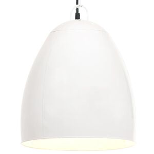 vidaXL industriel h&aelig;ngelampe 25 W rund 42 cm E27 hvid