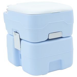 vidaXL Camping toilet Bl&aring; 41,5 x 36,5 x 42 cm H&oslash;j-densitet Polyethylen