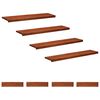 vidaXL Trappetrin 8 stk. 120 x 30 x 2 cm Brun Solid b&oslash;g