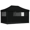 vidaXL Party Tent Sort 292 x 440 x 315 cm Oxford stof