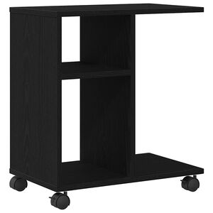 vidaXL Sidebord Sort eg 50 x 30 x 55 cm Konstrueret tr&aelig;