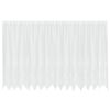 vidaXL Lace Gardin Hvid 140 x 400 cm Polyester
