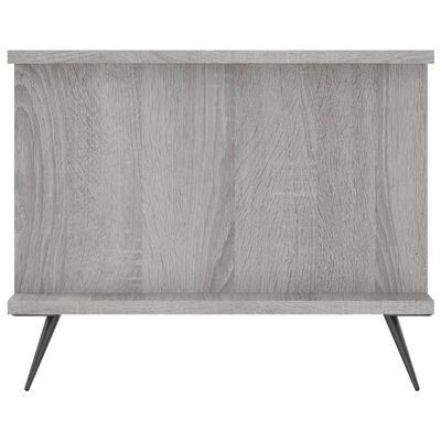 vidaXL sofabord 90x50x40 cm konstrueret træ grå sonoma-eg
