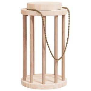 vidaXL kaninfoderautomat &Oslash;15x25,5 cm massivt fyrretr&aelig;