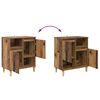 vidaXL Sideboards 2 pcs Gammelt tr&aelig; 60 x 35 x 70 cm Konstrueret tr&aelig;