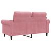 vidaXL 2-personers sofa 120 cm fl&oslash;jl lyser&oslash;d