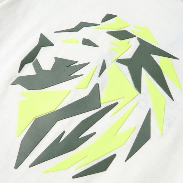 T-shirt til børn str. 140 ecrufarvet