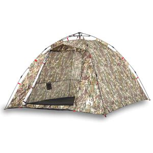 vidaXL 4-personers fisketelt quick-release camouflage