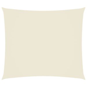 vidaXL solsejl 2x2,5 m rektangul&aelig;r oxfordstof cremefarvet
