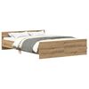 vidaXL sengestel uden madras 140x190cm konstrueret tr&aelig; kunsteg