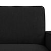 vidaXL Sofa 2 pcs Sort 182 x 80 x 82 cm Stof