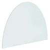 vidaXL Pejs glasplade Transparent 800 x 600 mm Glas