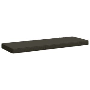 vidaXL 1-delt b&aelig;nkepude VUGHT 100% polyester Antracit 100 x 40 x 5 cm