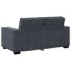 vidaXL 2-personers sofa 120 cm velour m&oslash;rkegr&aring;