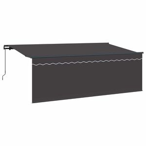 vidaXL Udtr&aelig;kkelig markise Antracit 400 x 200 cm