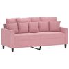 vidaXL 2-personers sofa 140 cm fl&oslash;jl lyser&oslash;d