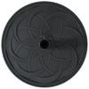 vidaXL Parasolfod Sort &Oslash;38-48 mm PE, beton og jern