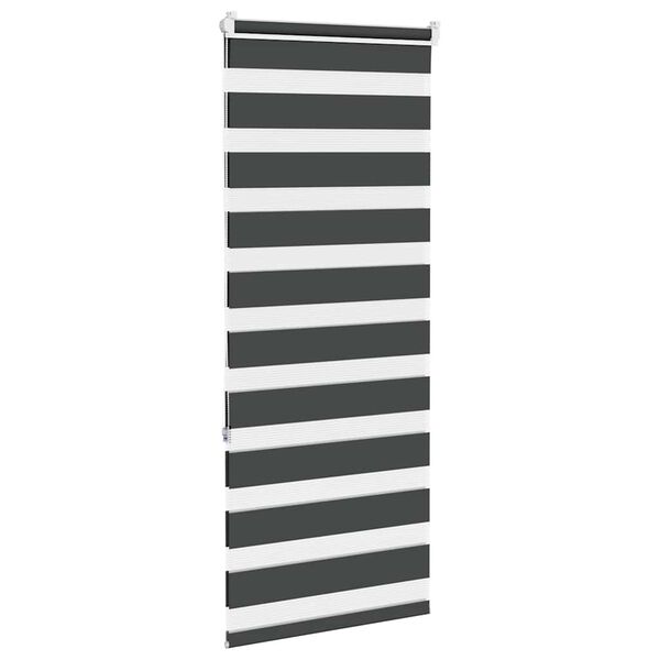 vidaXL zebragardin sort 65x150 cm stofbredde 60,9 cm polyester