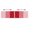 vidaXL sammenrullelig sidemarkise 200x600 cm rød