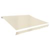 vidaXL udskiftningsdug til markise 600x300 cm polyester cremefarvet