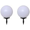 vidaXL udend&oslash;rslamper 2 stk. LED 40 cm med jordspyd