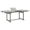 vidaXL havebord (150-200)x100x75 cm massivt akacietr&aelig;