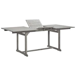 vidaXL havebord (150-200)x100x75 cm massivt akacietr&aelig;