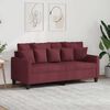 vidaXL 2-personers sofa 140 cm stof vinr&oslash;d