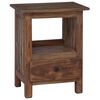 vidaXL Sengebord Brun 30 x 30 x 47 cm Solid genbrugs tr&aelig;