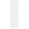vidaXL zebragardin hvid 75x230 cm stofbredde 70,9 cm polyester