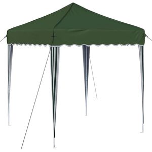 vidaXL Pop-up Festtelt Gr&oslash;n 195 x 195 x 245 cm