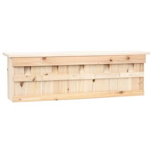 vidaXL spurvehus med 5 rum 68x15x21 cm fyrretr&aelig;