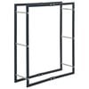 vidaXL br&aelig;ndestativ 80x25x100 cm st&aring;l sort