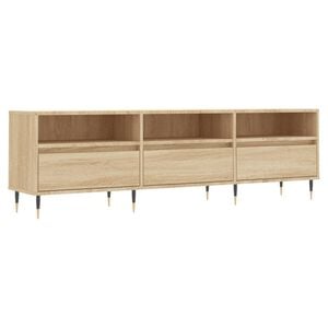 vidaXL tv-bord 150x30x44,5 cm konstrueret tr&aelig; sonoma-eg