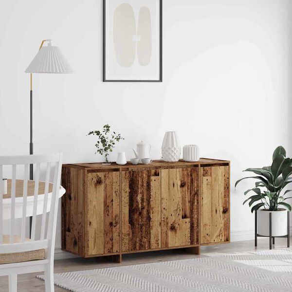 vidaXL Sideboard Gammelt tr&aelig; 135 x 41 x 75 cm Konstrueret tr&aelig;