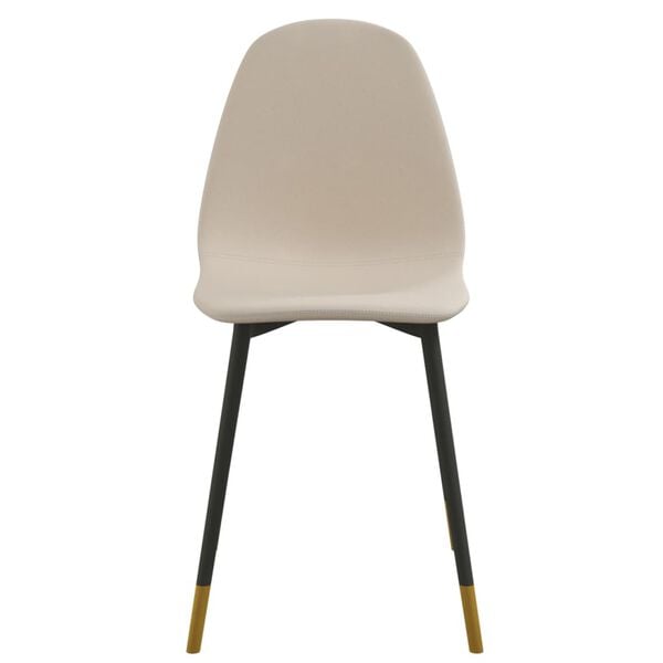 vidaXL spisebordsstole 4 stk. stof cremefarvet