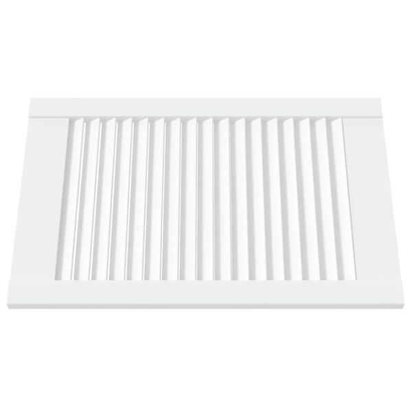vidaXL skabsl&aring;ge 61,5x39,4 cm lameldesign massivt fyrretr&aelig; hvid