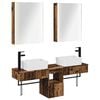 vidaXL Badev&aelig;relsesskabs&aelig;t 5 pcs Gammelt tr&aelig; 53 x 15,5 x 70 cm