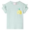 T-shirt til b&oslash;rn str. 92 mintgr&oslash;n