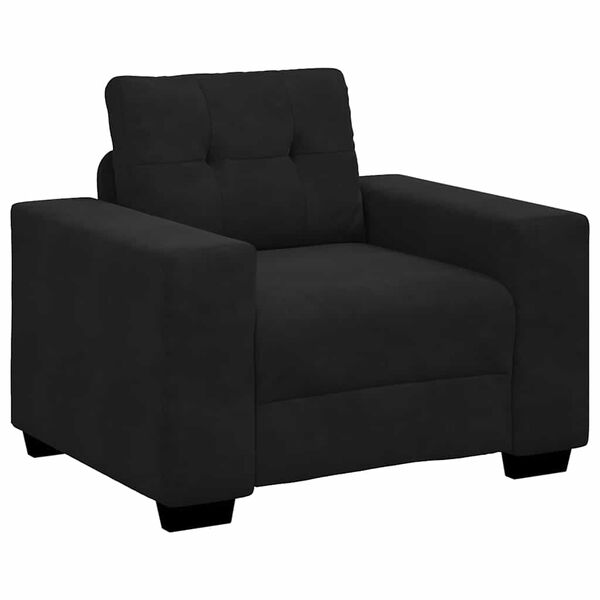 vidaXL sofastol 100x78x80 cm fl&oslash;jl sort